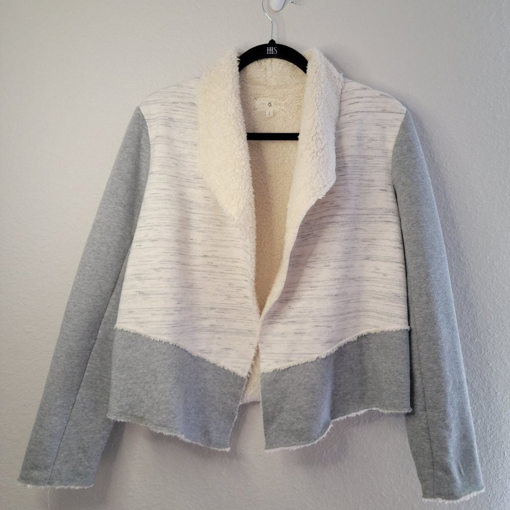 Lou & Grey Sherpa Lined Jacket Size S